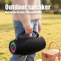 Haut-parleur portable d'extérieur K40 pour 5.4 20W, basses puissantes, batterie 1800mAh, lumière LED RVB, carte TF, adapté à une utilisation en intérieur et en extérieur