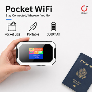 Olax MT80 Mobile 4G LTE WiFi Wifi6ซิมการ์ดแบบพกพา3000มิลลิแอมป์พกพา WiFi ea/us รุ่น CAT4สำหรับการเดินทางกลางแจ้งความเร็วสูง - Product Image 5