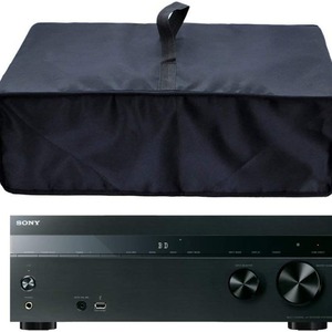 Stereo Receiver Cover 25x22x12cm Vinyl Dust Proof Protective Cover for Home Audio Equipment - Product Image 5