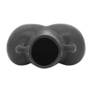 Vaso in ceramica a forma di mezzo corpo astratto, moderno, in gres, per decorazioni da soggiorno, vaso chic per composizioni floreali - Product Image 6