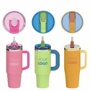 Wholesale OEM 40oz 304 Stainless Steel Folding Car Thermos <b>Cup</b> Vacuum Insulation Anti-Fall <b>Large</b> Capacity Women Outdoor Party - Product Image 5