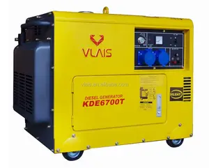 Sıcak satış hiçbir gürültü Vlais en büyük fabrika sessiz dizel jeneratör 5 kva ev kullanımı