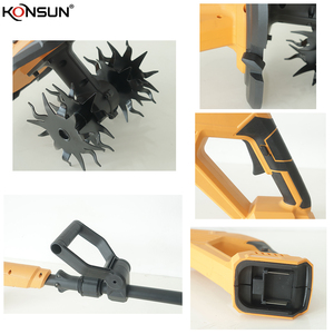 KONSUN Coltivatore <span class=keywords><strong>da</strong></span> Giardino Senza Fili 21V con Manico Pieghevole, Dissodatore Elettrico al Litio Portatile <span class=keywords><strong>per</strong></span> Orto - Product Image 2