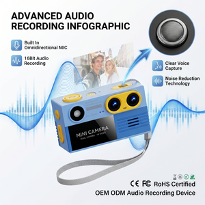 Caméra pour enfants très vendue, appareil miniature HD 1080P, cadeau d'anniversaire, enregistreur vidéo pour enfant, jouet caméra pour tout-petit - Product Image 1