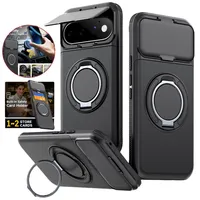 Coque de protection magnétique pour objectif avec fentes pour cartes et portefeuille coulissant pour Google Pixel 11 10 9 Pro XL 10Pro Pixel11 Pro