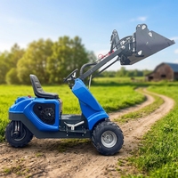 Produit phare : Mini-chargeuse sur pneus CE EPA pour jardinage et travaux municipaux, petite chargeuse frontale sur roues