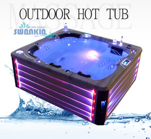 Bañera de hidromasaje de agua caliente para exteriores, bañera de hidromasaje grande para 6 personas - Product Image 5