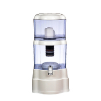 Filtre à eau multi-étages pour boire de la pierre minérale Filtre à eau Pot Gravity 14L 16L 18L Filtre à eau