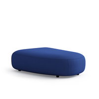 Stilvolles Gebogenes Gepolstertes Modulares Sofa für Kommerzielle Lobbys, Empfänge und Öffentliche Freizeitbereiche