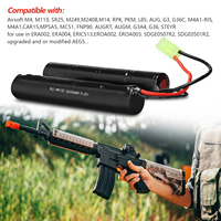 Batterie rechargeable NIMH SC 1600MAH 9.6V pour mini connexion papillon déjeuner pour Airsoft MP5 M4 G36C M110 SR25 M249 M240B M14