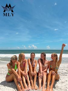 MLY Badebekleidungshersteller String-Micro-BH-Bikini mit Perlen Brasilianischer Tanga 2025 Großhandel Unterstützt personalisierte Badebekleidung - Product Image 2