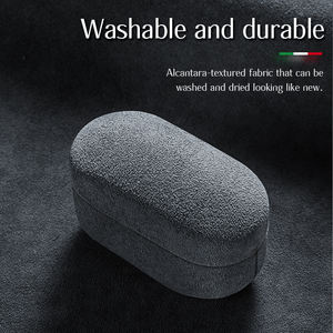 Étui pour écouteurs <span class=keywords><strong>Sony</strong></span> <span class=keywords><strong>WF</strong></span>-<span class=keywords><strong>1000Xm4</strong></span> Noir Étui pour alcantara <span class=keywords><strong>Sony</strong></span> Wf1000xm5 - Product Image 4