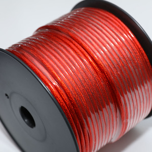 音楽ケーブル、バルクマイクケーブル、マルチカラー編組透明スピーカーケーブル、フレキシブル<span class=keywords><strong>2</strong></span>芯RCA同軸ケーブル - Product Image 5