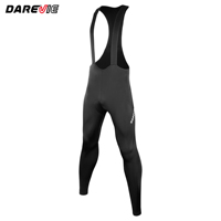 Darevie Long Italy Elastic Interface Pad Cycling Compression Bike Tights Pro Bike Pants Cycling Padded Bib Shorts