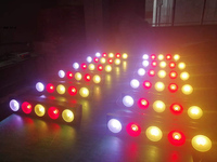 Profesional 5 Mata Matriks Antik Cahaya Rgb Dmx Led 5*30W Rgb 3in1 Cob Par Cahaya Led Matriks Cahaya