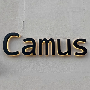 ป้ายไฟโลหะ LED แบบกำหนดเองสำหรับขายส่ง ป้ายไฟตัวอักษรโลโก้ 3 มิติ สำหรับโรงแรม บาร์ ห้างสรรพสินค้า บริษัท สวนสาธารณะ - Product Image 2