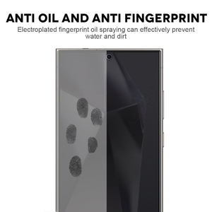 ฟิล์มกันรอยแบบป้องกันการมองเห็น สำหรับ Samsung S24 Ultra แพ็ค 2 ชิ้น ความแข็ง 9H กระจกนิรภัยแบบกันสายลับ พร้อมกรอบจัดตำแหน่ง ป้องกันฟองอากาศ - Product Image 4