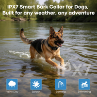 Collar de Adiestramiento Inteligente para Perros, con Bluetooth, Control Remoto por Aplicación, Vibración, Sonido, Descarga Eléctrica, Antiladridos, Recargable, Impermeable, para Perros Pequeños