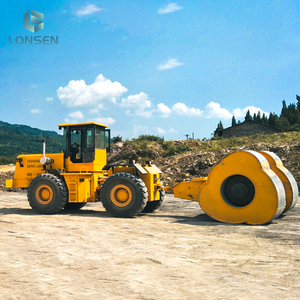 เครื่องอัดถนนแบบ25KJ YCT25พร้อมลูกกลิ้งแบบดรัมเดี่ยวเครื่องอัดแรงกระแทก3ด้านที่ afordab - Product Image 2