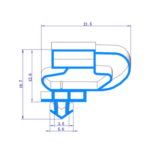 <span class=keywords><strong>Junta</strong></span> magnética para puerta de refrigerador Electra, sellador de puerta de <span class=keywords><strong>ducha</strong></span>, para congelador doble y arcón congelador - Product Image 5