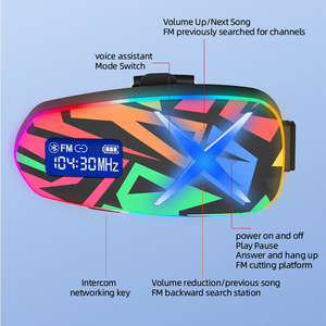 Max casco <span class=keywords><strong>moto</strong></span> citofono cuffie condivisione di musica con LCD - Product Image 2