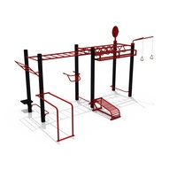 Parc d'attractions équipement de gymnastique en plein air Fitness Kids Adult Body Building Monkey Bar Street Workout à vendre