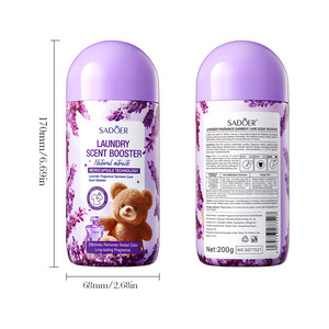 Perles de parfum pour lessive Sadoer 200g, marque privée, parfum jasmin et lavande, <span class=keywords><strong>adoucissant</strong></span> <span class=keywords><strong>naturel</strong></span>, rehausseur d'arôme, vente en gros - Product Image 5