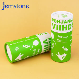 Venta al por mayor de papel de impresión personalizada puede tarro de papel Kraft redondo tubo de papel de embalaje - Product Image 4