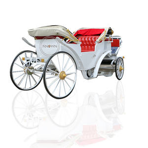 OEM lujo caballo dibujado silla de montar carro real boda victoriana Touring turismo carro para la venta EE.UU. - Product Image 2