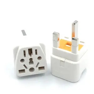 UK/Malaysia/Singapore Plug Universal Outlet change US/EU/AU/UK to UK travel wall adapte with 13A fuse plastic Plug