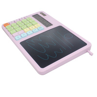 Calculatrice de bureau professionnelle couleur, grande, 12 chiffres, double alimentation, tablette mémo électronique manuscrite, en plastique GO HAND BW--2208