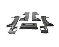 Kit carrosserie large pour Land Rover Defender 90 110, ailes avant et arrière, couvre-grille extérieur