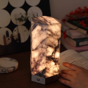 Lampe de table en marbre à commande tactile E27 LED, protection des yeux, pour salon, chambre à coucher, bar - Product Image 4