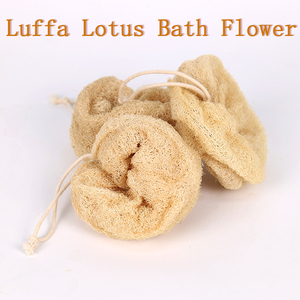 Offre Spéciale éponge de bain en luffa personnalisée entièrement naturelle Pouf de douche Boule de bain pour une exfoliation efficace - Product Image 3