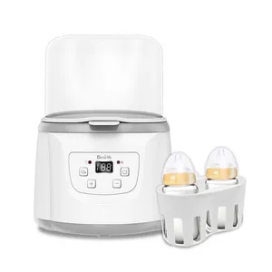 4 in 1 Digital Double Bottle Warmer & Sterilizer Accurate Temperature Time Control portable baby food heater