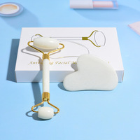 Mini rouleau de jade pour le visage, pierre certifiée blanche, personnalisable avec logo, pour massage facial, cadeau en gros