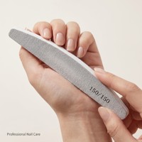 Vente en gros et personnalisation disponibles : Lime à ongles double face 100/150/180 avec grains grossiers et fins