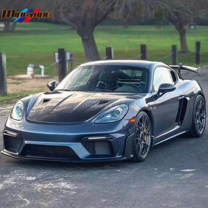Accesorios de fibra de carbono <span class=keywords><strong>718</strong></span> 982 actualización a GT4RS Facelift parachoques de coche parrilla bodykit para <span class=keywords><strong>Porsche</strong></span> Cayman <span class=keywords><strong>Boxster</strong></span> <span class=keywords><strong>718</strong></span> 982 kit de carrocería - Product Image 3