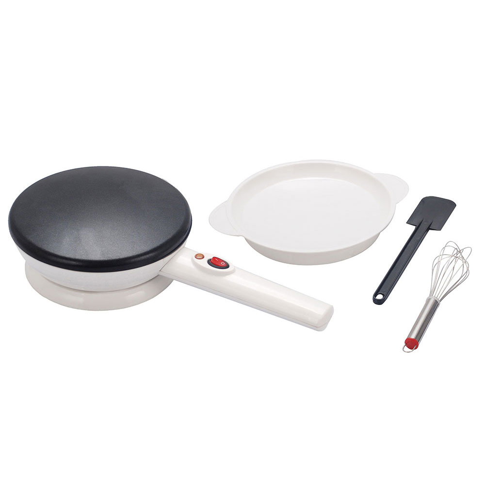 Draadloze Crêpe Maker Met Non-stick Dompelen Plaat Plus Elektrische Basis En Spatel Elektrische Pannenkoek Maker