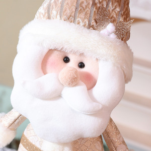 Décorations de Noël, Père Noël debout, bonhomme de neige, renne, poupée à longues jambes, ornement de Noël pour la décoration de la maison - Product Image 5
