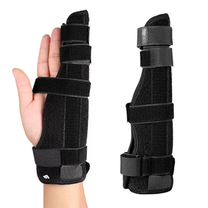 Vinger Spalk Ondersteunt Ring Midden Middenhandsbeentjes En Knokkels Verstelbare Hand Brace Rechttrekken - Product Image 1