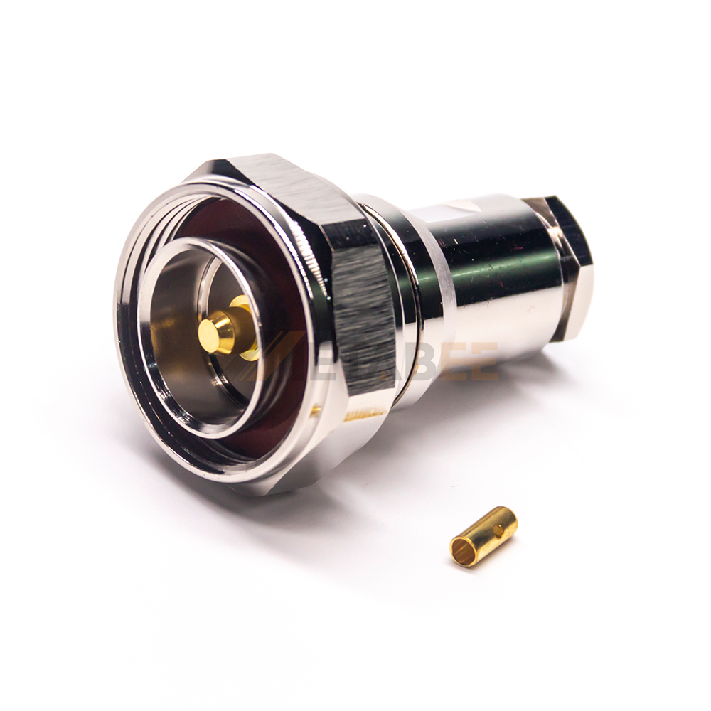 7/16 DIN Jack Bulkhead Mount, High Power Outdoor Station