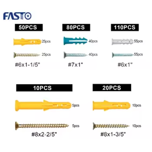 Bê tông vít Neo giá tốt nhất Nhựa Nylon tường cắm mở rộng Neo mở rộng Neo với vít - Product Image 2