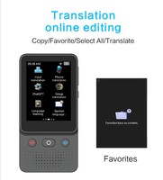 Dispositif de traduction linguistique bidirectionnelle portable T21 avec 138 langues, traduction vocale instantanée hors ligne, fonctionnalités d'écran tactile WiFi