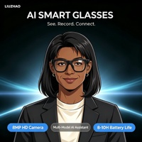 Lunettes Intelligentes IA Premium : Caméra IA Innovante 800W Ultra Claire, Assistant Vocal, Double Microphone, Design Tendance, Assurance Commerciale B2B