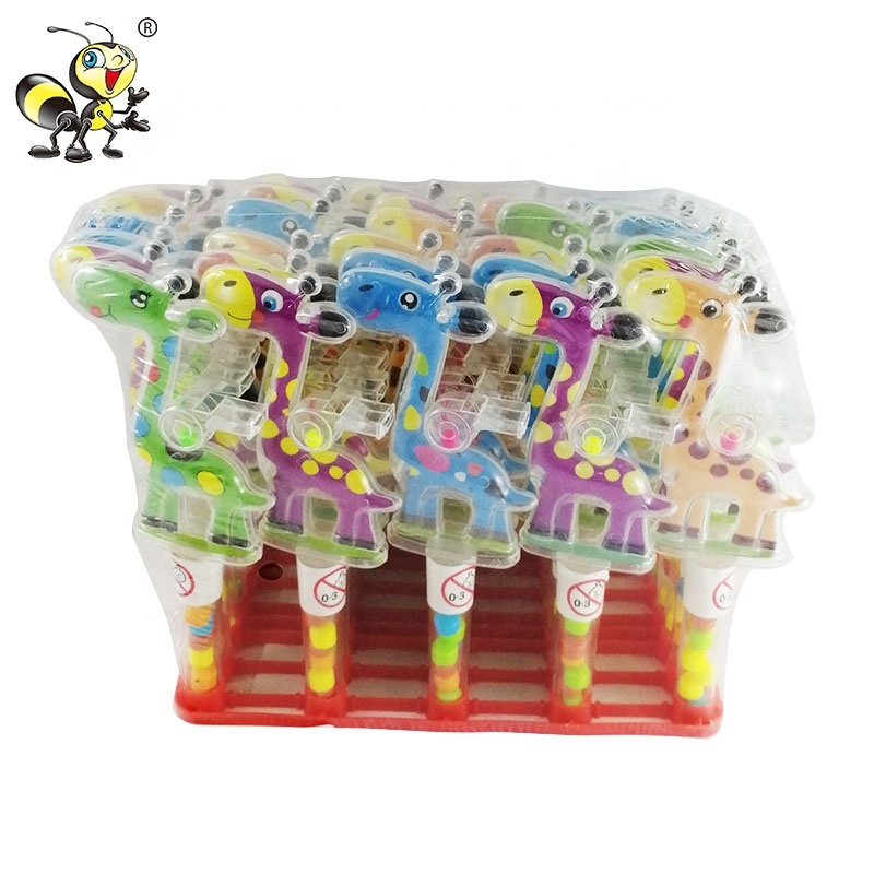 Bonbons Halal Belle Bande Dessinée Girafe Jouet Bonbons Durs Presse