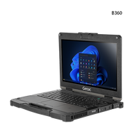 Ordinateur portable Getac B360, nouveau, ultra-robuste, clavier anglais, pour environnements de travail difficiles, avec processeur Intel