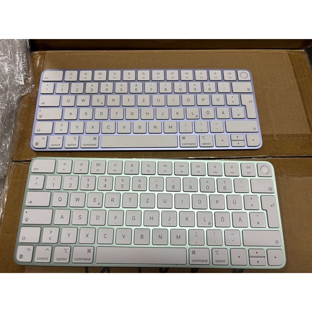 Colored OEM Genuine Apple A2449 Magic Keyboard with Touch ID for M1 Macs Rechargeable