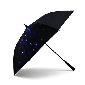 <b>LED</b> <b>Star</b> Light Full Size Automatic Umbrella With Flashlight Handle Umbrella with <b>Led</b> Light - Product Image 2