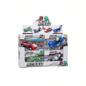 ชุดตัวต่อรถแข่ง MAZZEO GIOCATTOLI Speed Champions 61 ชิ้น ทำจากพลาสติก สำหรับเด็กอายุ 5-7 ปี ได้รับการรับรองมาตรฐาน CE เหมาะสำหรับทั้งเด็กชายและเด็กหญิง - Product Image 2